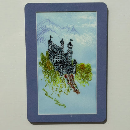 Castle in the Mountains, 2"x3" MAGNET