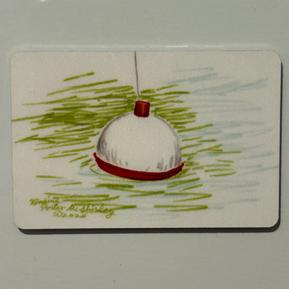 Fishing Bobber, 2"x3" MAGNET