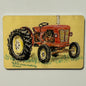 Old Red Farm Tractor, 2"x3" MAGNET